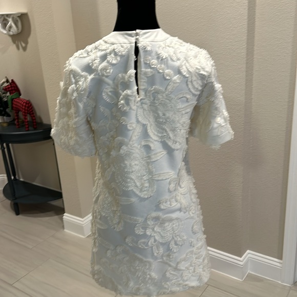 Pearl by Lela Rose cream embroidered top - Picture 3 of 8